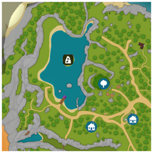 The Lake Musical Notes puzzle 1 map