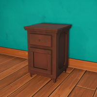 Small Wooden Side Table 300