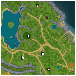 Spider Den Location map